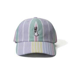 Gr Open Zipper Cap Stripe Pastel