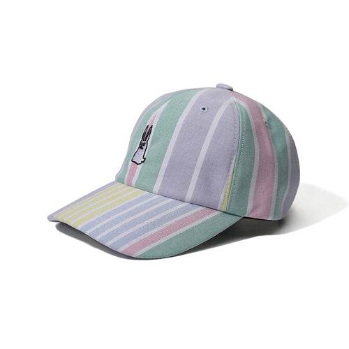 Gr Open Zipper Cap Stripe Pastel