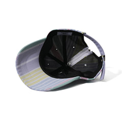 Gr Open Zipper Cap Stripe Pastel