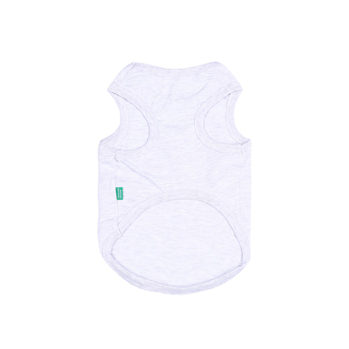 CS PUPPY ARCH LOGO T LIGHT HEATHER GREY