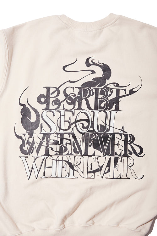 Seoul Welcome Dry Sweat Shirt Cream