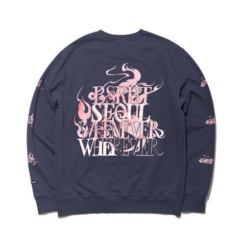 Seoul Welcome Dry Sweat Shirt Navy