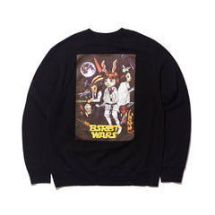 Rabbit Wars Welcome Dry Sweat Shirt Black