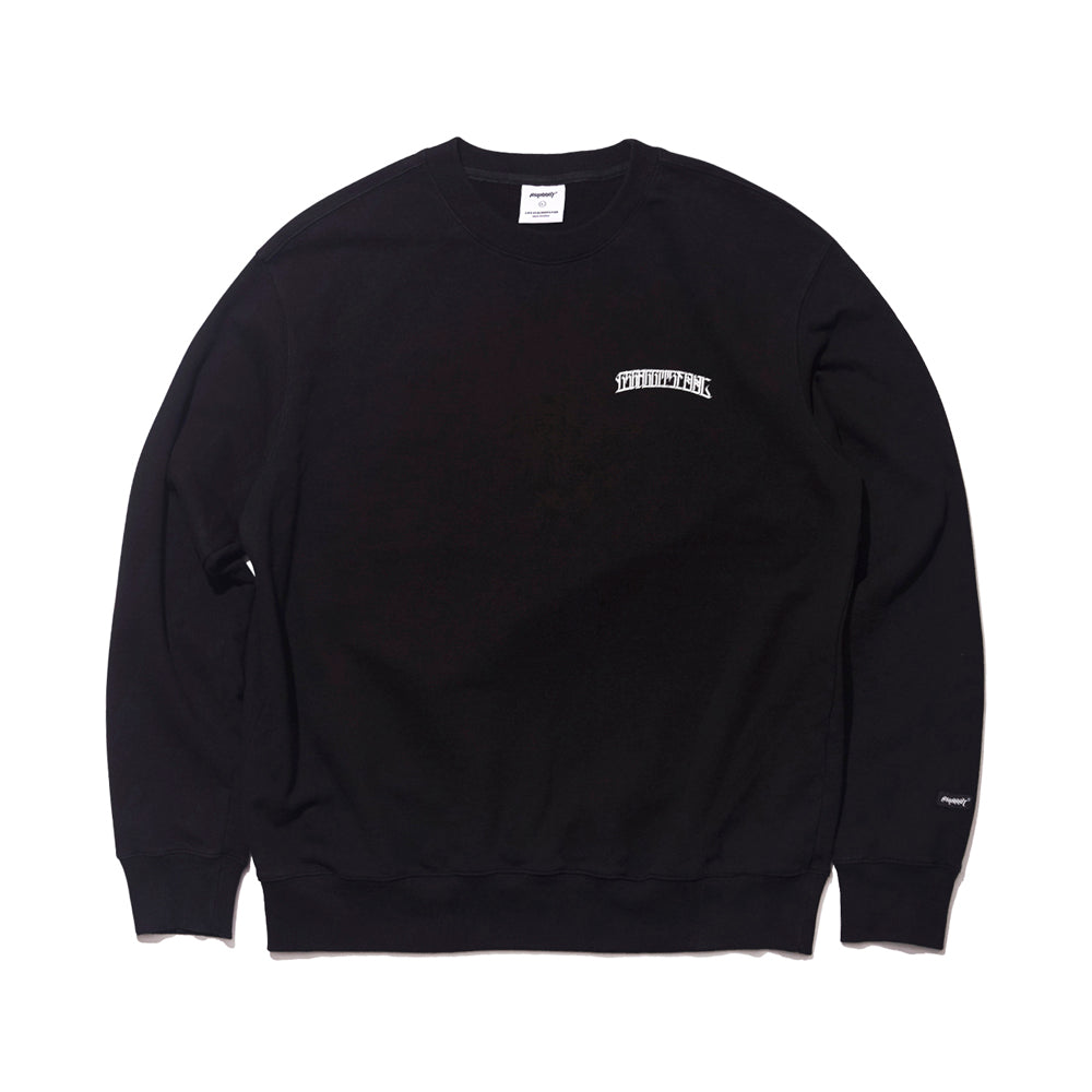 ROS SKY WELCOME DRY SWEAT SHIRT BLACK