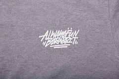 Always Bear Rabbit Welcome Dry Sweat Shirt Dark Gray