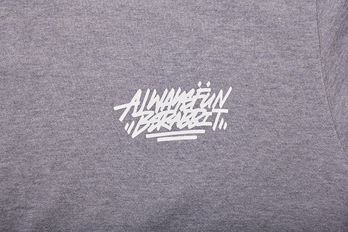 Always Bear Rabbit Welcome Dry Sweat Shirt Dark Gray