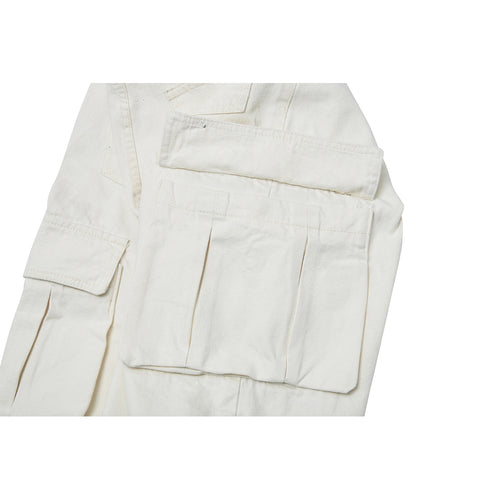 Cargo Loosefit Denim Pants Ivory
