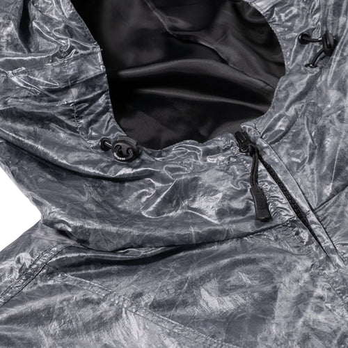 Bsrwave Brushed Dye Hooded Jacket Gray