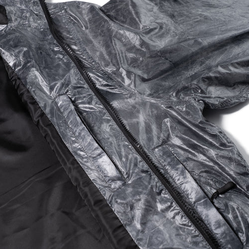 Bsrwave Brushed Dye Hooded Jacket Gray