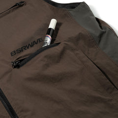Active Trail Hooded Vest Dark Brown