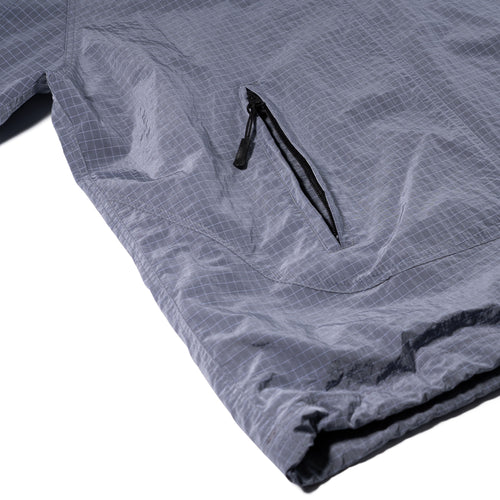 Shadow Grid Hooded Anorak Jacket Light Purple