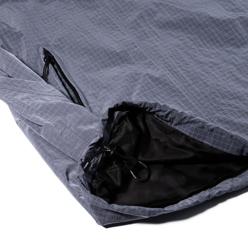 Shadow Grid Hooded Anorak Jacket Light Purple