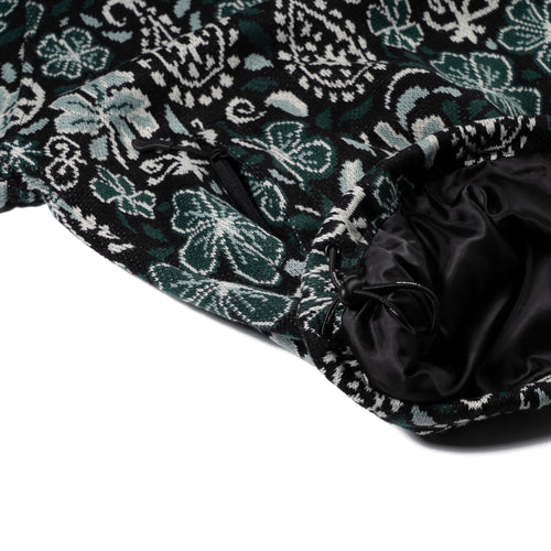 Paisley Peace Jacquard Anorak Jacket Khaki