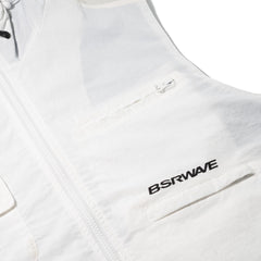 Active Trail Hooded Vest Ivory