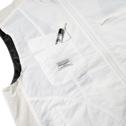 Active Trail Hooded Vest Ivory