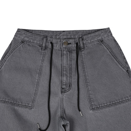 Fatigue Loosefit Denim Pants Gray