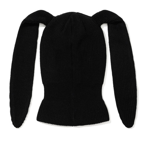 Bunny Ear Facemask Black