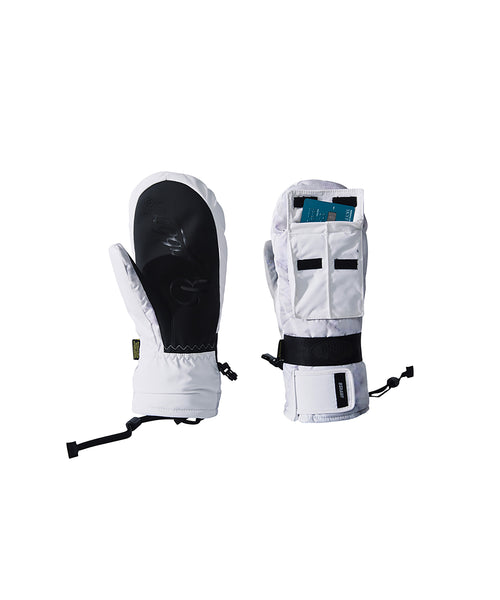 Bsr Pocket Snowboard Glove Pat White
