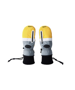 Bsr Zipper Pocket Glove Yellow / Gray