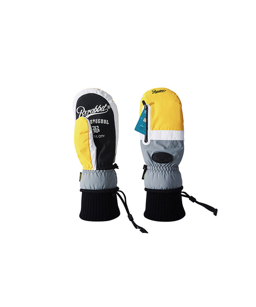Bsr Zipper Pocket Glove Yellow / Gray