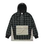 Brt Fleece Hoodie Check Black
