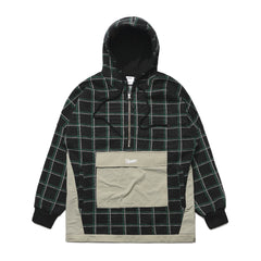 Brt Fleece Hoodie Check Black