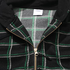Brt Fleece Hoodie Check Black
