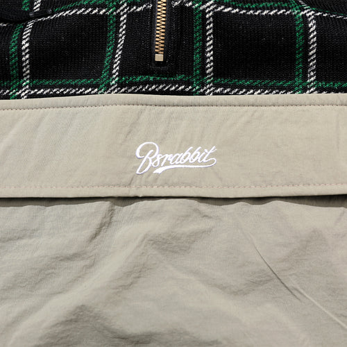 Brt Fleece Hoodie Check Black