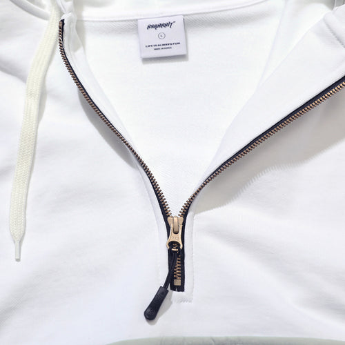 Brt Cotton Hoodie White