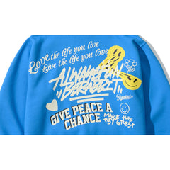 Gpc Smile Big Logo Hoodie Skyblue