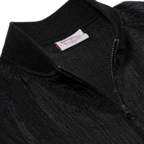 Sheer Bomber Jacket Black