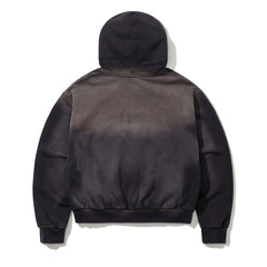 Bsr Washed Zip-Up Hoodie Navy