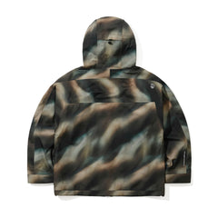 Dsxbs 3L Seam Sealing Hooded Shell Jacket Olive Smoke