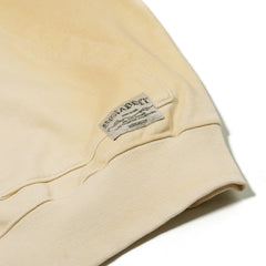 Oil-Washed Graphic Zip-Up Hoodie Ivory