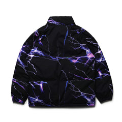 Dsxbr 2Nd Puffer Wellon Jacket Purple Thunder Black