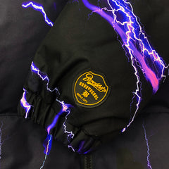 Dsxbr 2Nd Puffer Wellon Jacket Purple Thunder Black