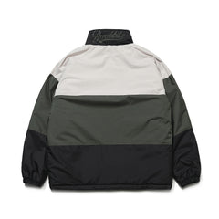 Logo Padding Jumper Beige Green