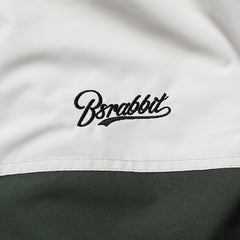 Logo Padding Jumper Beige Green