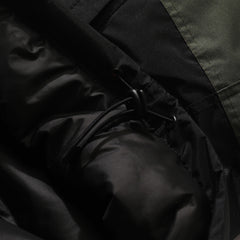 Logo Padding Jumper Beige Green