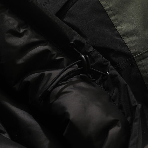 Logo Padding Jumper Beige Green