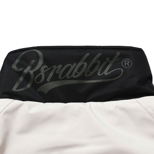 Logo Padding Jumper Beige Green