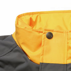 Logo Padding Jumper Yellow Gray