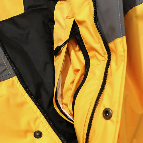 Logo Padding Jumper Yellow Gray