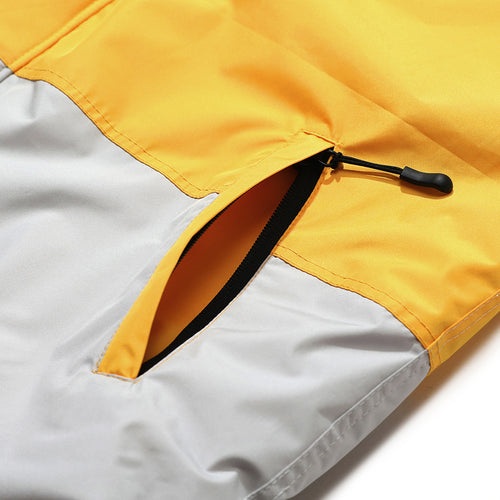 Logo Padding Jumper Yellow Gray