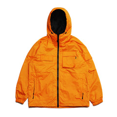 Light Pocket Hooded Jacket Orange