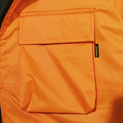 Light Pocket Hooded Jacket Orange