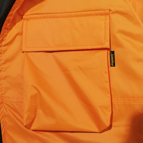Light Pocket Hooded Jacket Orange