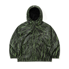 Dsxbs Black Shadow Hooded Jacket Black Green