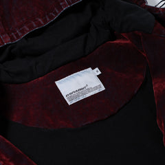 Dsxbs Wax Real Denim Hooded Jacket Worn Red Denim