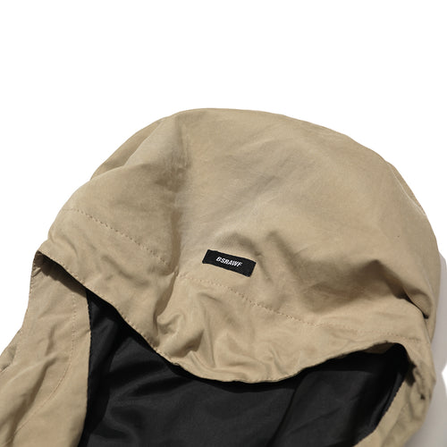4Cargo Pocket Hooded Jacket Peach Beige